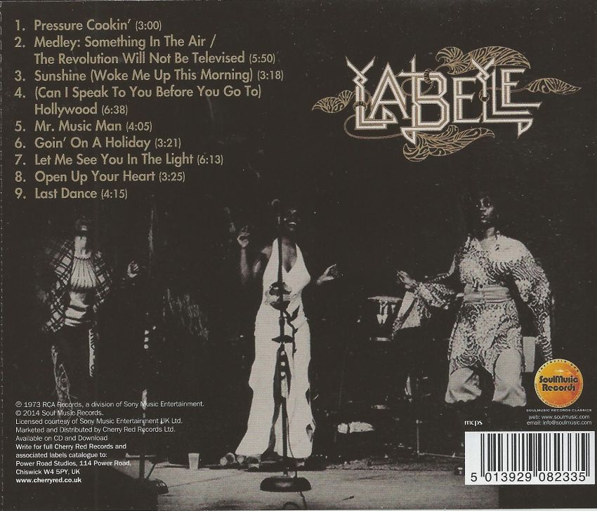 Labelle Pressure Cookin’ smr Dubman Home Entertainment